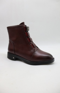 Botki damskie ocieplane na płaskim (36-41) BA-614 ROYALRED