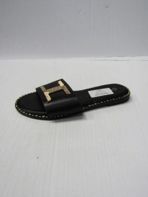 Klapki damskie na płaskim (36-41) 98-152 BLACK