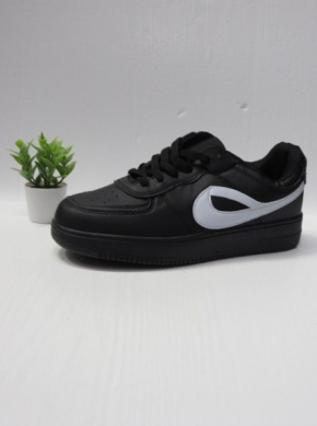 Buty sportowe damskie na płaskim (36-41) DN89-7 ALLBLACK/WHITE