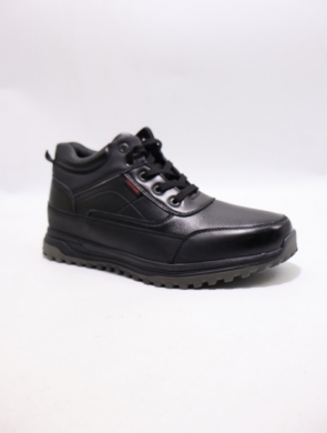 Botki męskie ocieplane (40-45) 63505-1 BLACK