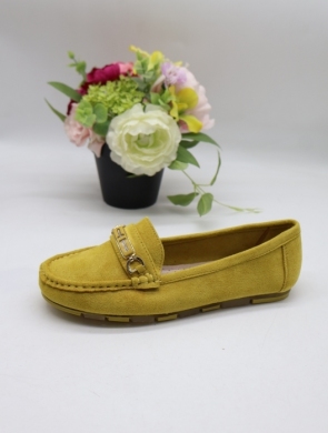 Mokasyny damskie na płaskim (36-41) 2298 YELLOW