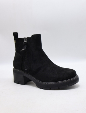 Botki damskie ocieplane na obcasie (36-41) OM5517-1 BLACK