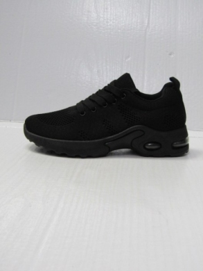 Buty sportowe damskie na płaskim (36-41) D231-2 BLACK