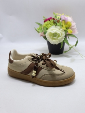 Buty sportowe damskie na płaskim (36-41) EV-511 KHAKI