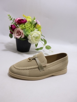 Mokasyny damskie na płaskim (36-41) TC-38 KHAKI