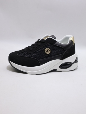 Buty sportowe damskie na płaskim (36-41) 88-110 BLACK