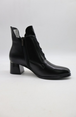 Botki damskie ocieplane na obcasie (36-41) YCC-153 BLACK