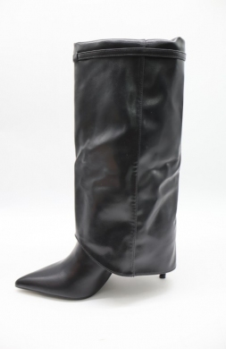 Kozaki damskie na szpilce (36-41) X8433 BLACK