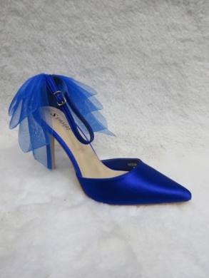 Sandały damskie na szpilce (36-41) CC223 BLUE
