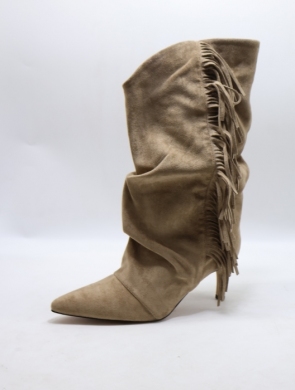 Kozaki damskie na szpilce (36-41) K705 KHAKI