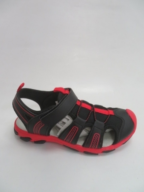 Sandały chłopięce (32-37) D959 BLACK/RED