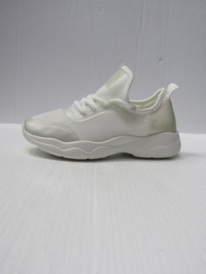 Buty sportowe damskie na płaskim (36-41) 1216 WHITE