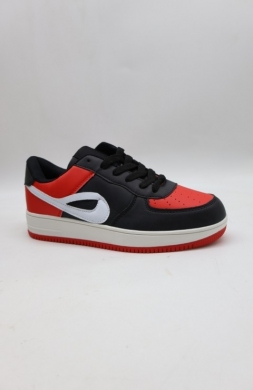 Buty sportowe damskie na płaskim (36-41) DN91-253 BL/RED/WH