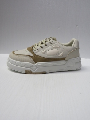 Buty sportowe damskie na płaskim (36-41) ABO1072 BEIGE/KHAKI
