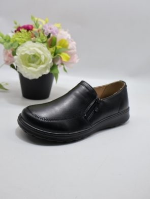 Półbuty damskie na płaskim (36-42) 37029-1 BLACK