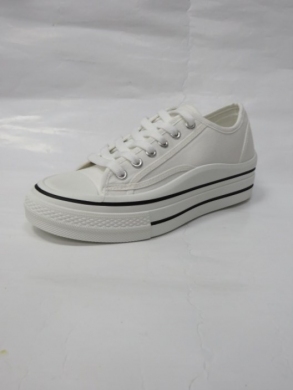 Trampki damskie na płaskim (36-41) AB1753 WHITE