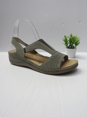 Sandały damskie na koturnie (36-41) 0550 GREY