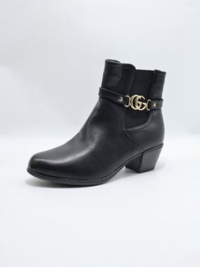 Botki damskie ocieplane na obcasie (36-42) 7379-1