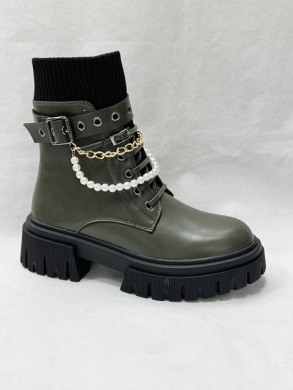 Trapery damskie ocieplane (36-41) JJ15 GREEN