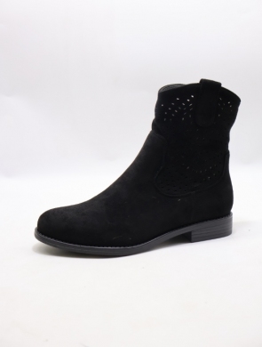 Botki damskie na płaskim (36-41) H169 BLACK