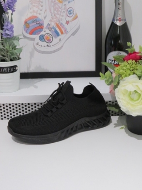 Buty sportowe damskie na płaskim (36-41) TA205 BLACK