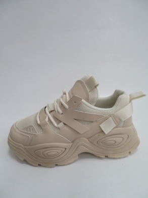 Sneakersy damskie niskie (36-41) RA111 BEIGE