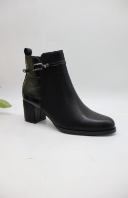 Botki damskie na obcasie (36-41) 579 BLACK