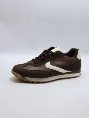 Buty sportowe damskie na płaskim (36-41) 9821 BROWN