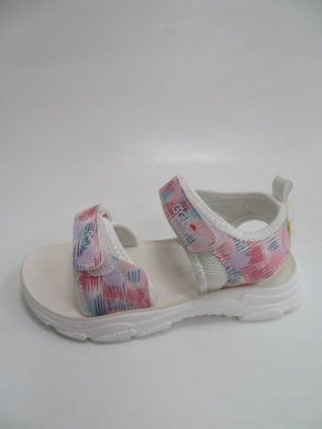 Sandały dziewczęce (26-31) D951 WHITE
