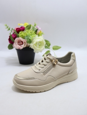 Buty sportowe damskie na płaskim (36-41) BK-616 BEIGE