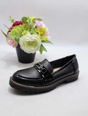 Mokasyny damskie na płaskim (36-41) 62701 BLACK