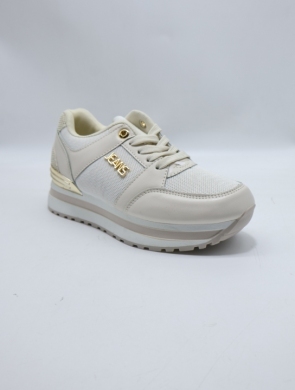 Buty sportowe damskie na płaskim (36-41) 1618 BEIGE