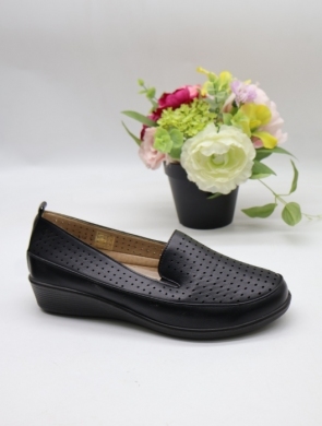 Półbuty damskie na płaskim (36-41) TB3-07 BLACK