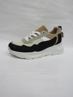 Buty sportowe damskie na płaskim (36-41) QS-20 BLACK