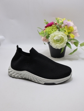 Buty sportowe damskie na płaskim (36-41) 998 BLACK