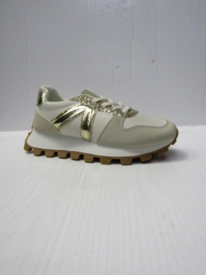 Buty sportowe damskie na płaskim (36-41) 88-180 BEIGE