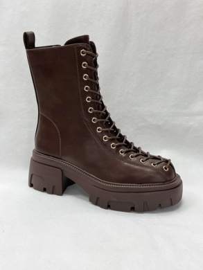 Trapery damskie ocieplane (36-41) JJ23 BROWN