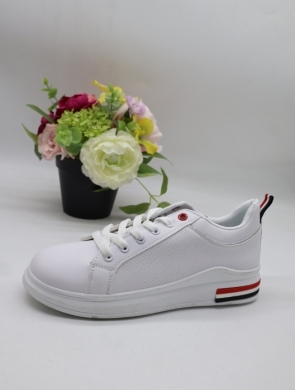 Buty sportowe damskie na płaskim (36-41) H205 WHITE