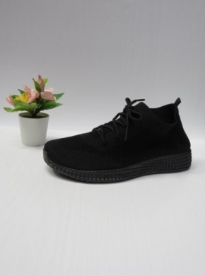 Buty sportowe damskie na płaskim (36-41) WW029 BLACK