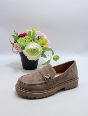 Mokasyny damskie na płaskim (36-41) 0905 KHAKI