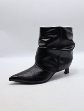 Botki damskie na szpilce (36-41) 77-642 BLACK