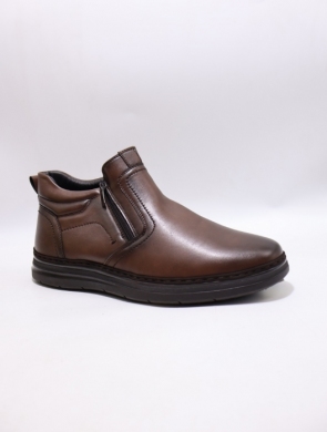 Botki męskie ocieplane (40-45) 36511-3 BROWN
