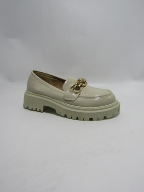 Mokasyny damskie na płaskim (36-41) G0-5A BEIGE