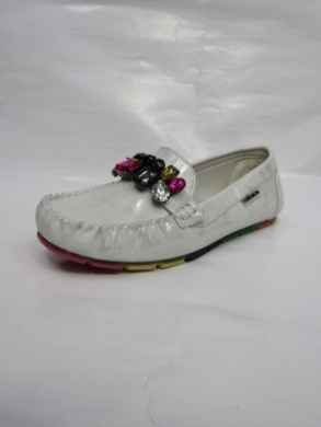 Mokasyny damskie na płaskim (36-41) 0596 WHITE