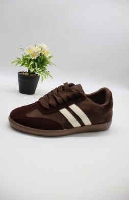 Buty sportowe damskie na płaskim (36-41) 77663-6 BROWN