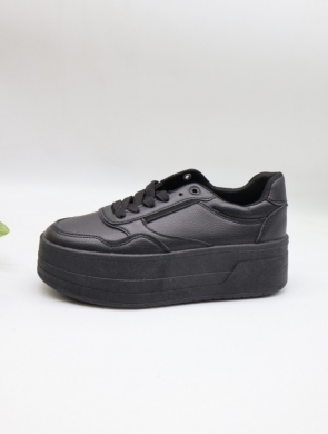 Buty sportowe damskie na płaskim (36-41) 777-16 BLACK