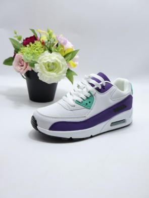 Buty sportowe damskie na płaskim (36-41) D801 MUNT/LILAC