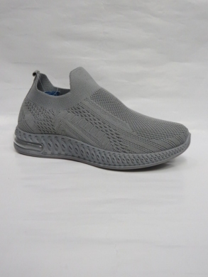Buty sportowe damskie na płaskim (37-42) N1518 GREY