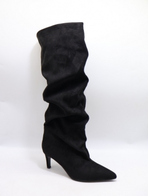 Kozaki damskie na szpilce (36-41) K683 BLACK
