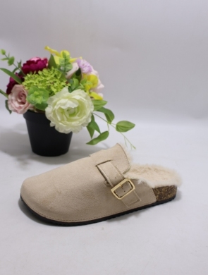 Kapcie damskie ocieplane (36-41) L66-266 BEIGE